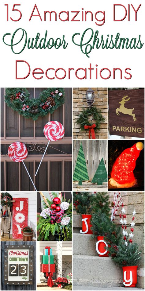 Diy Christmas Outdoor Decorations Christmasdecorations