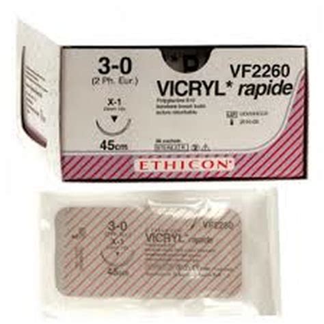Vicryl Rapide 3 0 Met X 1 22mm Naald 45cm Vf2260 36st