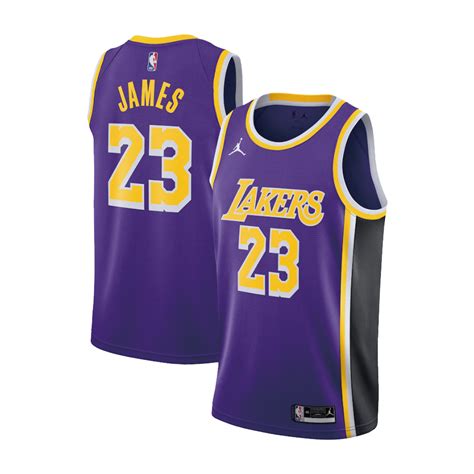 Swingman LeBron James #23 Los Angeles Lakers Jersey 2020/21 By Jordan png image