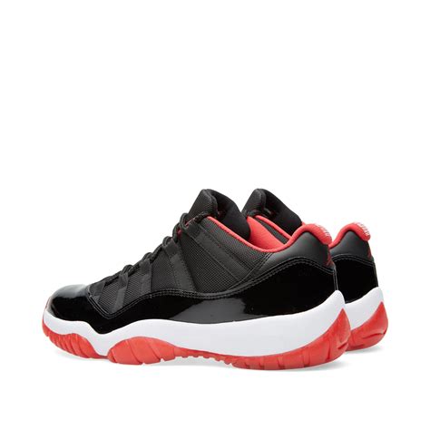 Nike Air Jordan Xi Retro Low Bg True Red Black True Red And White End