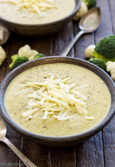 Slow Cooker Broccoli Cauliflower Cheese Soup Recipe Runner