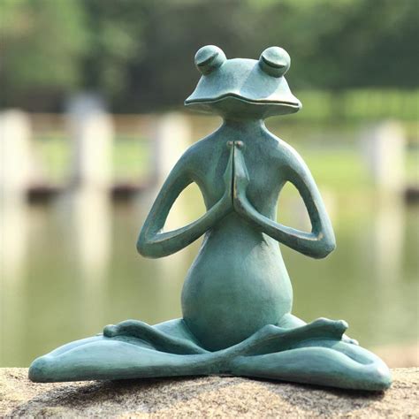Masters of defense go away, there's kumis over there! ...zen frog... (With images) | Garden sculpture, Outdoor ...