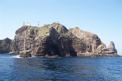Dokdo Takeshima Liancourt Rocks Ulleung Do Korea Ostasien