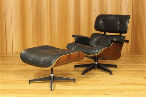 Charles And Ray Eames Rosewood Lounge Chair And Ottoman Model 670 And