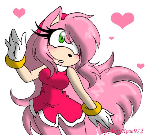 Amy Rose The Hedgehog By Laurypinky972 On Deviantart