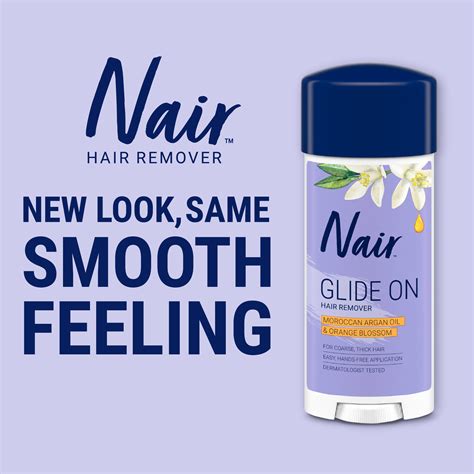 Nair Glide On Hair Removal Cream Arm Leg And Bikini Hair Remover