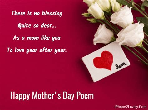 25 Happy Mothers Day Poems To Wish Your Mom Iphone2lovely Mothers Day Poems Happy Mothers