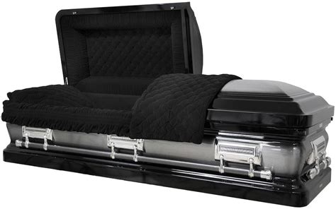 Funeral Merchandise 18 Gauge Steel Caskets 8458 Black W