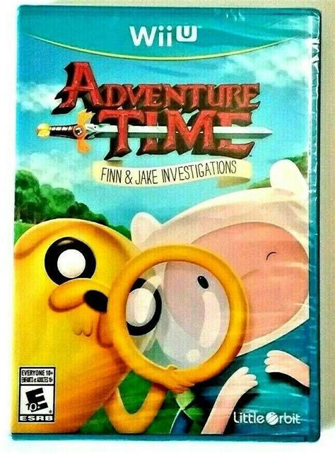 Adventure Time Finn And Jake Investigations Nintendo Wii U 2015 Free Shipping Nintendo