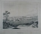 Bublitz. Lithographie aus "Pomerania". Stettin, Sanne & Comp. 1844-46 ...