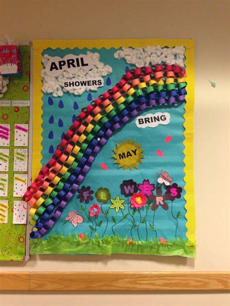 April And May Bulletin Board April Shower Brings May Flowers Typical