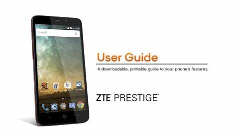 zte prestige 2 user manual