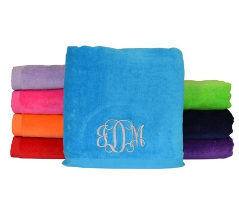 Monogrammed Beach Towel Baby Be Hip