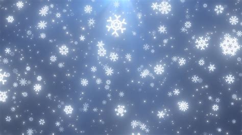 Falling Snowflakes And White Snow Particles Winter Christmas Holiday 4k
