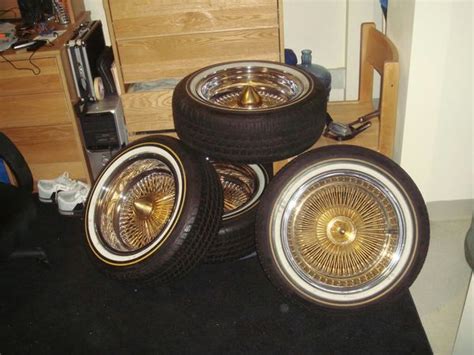 17 Inch Triple Gold Daytons And Vogues For Sale In Phoenix Az Offerup