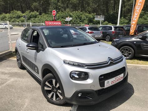 Citroen c3 shine puretech 110 en boite automatique EAT6 gris acier