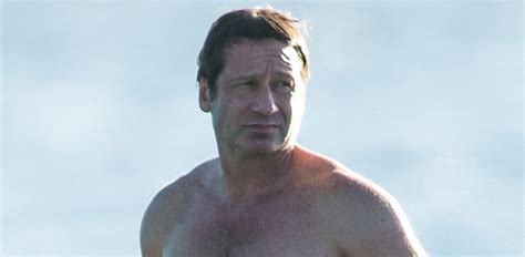 David Duchovny Goes Shirtless At The Beach In Barbados David Duchovny Shirtless Just Jared