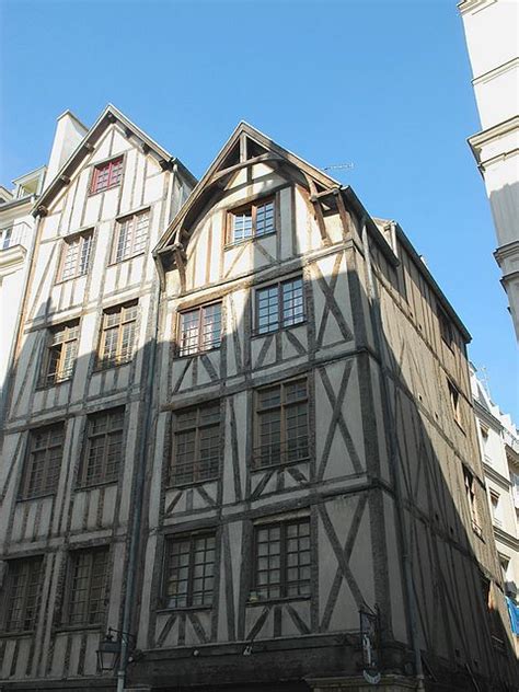 Maison Du Mouton Paris Xive Siècle France Medieval House Habitat