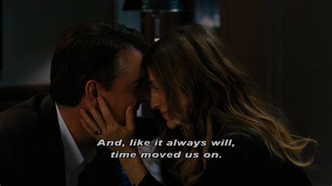 and like it always will time moved us on ~carrie satc sex and the city city quotes carrie
