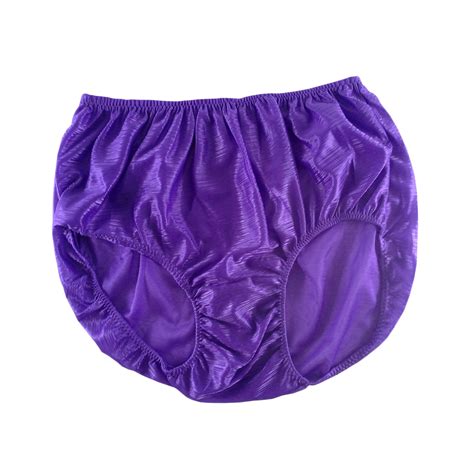 panties 2x vintage style panties size xxl silk nylon underwear women knicker thai granny women s