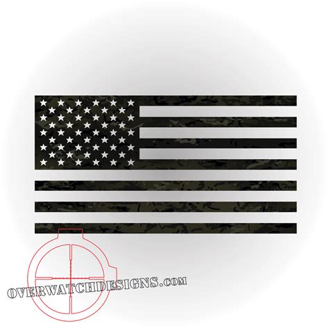 Download Multicam Black American Black American Flag Transparent