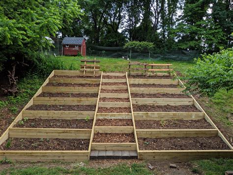 Building A Terraced Garden On A Hill — Tejas Farm