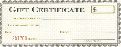 Free Free Gift Certificate Templates Word Excel Formats