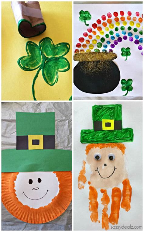 Easy St Patricks Day Crafts For Kids St Patricks Day Crafts St