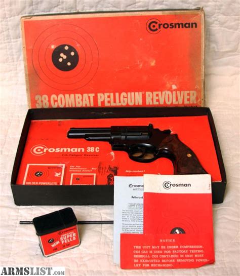 Armslist For Saletrade Vintage Crosman 22cal Pellet Revolver