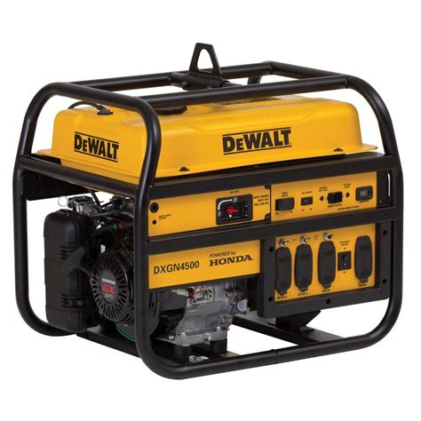 Dewalt 4200 Watt Gasoline Powered Manual Start Portable Generator With