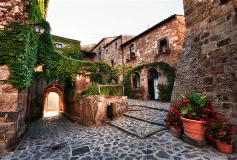 Civita Di Bagnoregio Town In The Province Of Viterbo In Central Italy