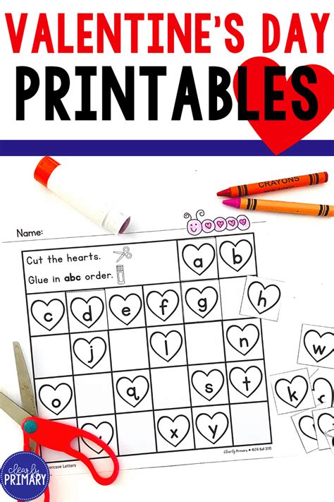 Valentines Day Alphabet Activities And More In This Set Of Worksheets