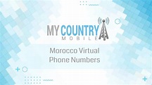 Morocco-Virtual-Phone-Numbers - My Country Mobile