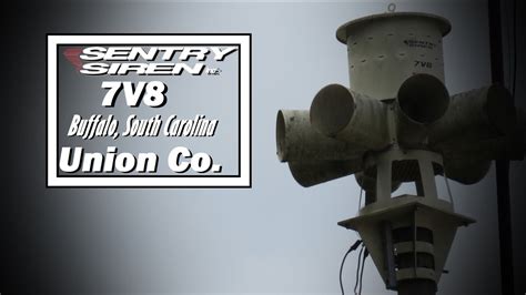Sentry 7v8 Fire And Alert Siren Test Lockhart Sc Youtube