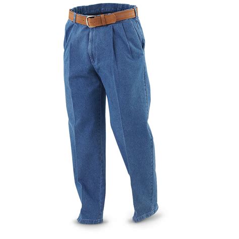 Haggar Mens Pleated Front Work To Weekend Pants 221619 Jeans