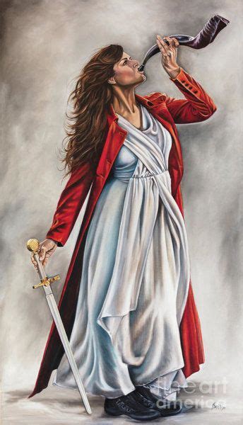 The Shofar And Sword By Ilse Kleyn In 2022 Prophetic Painting