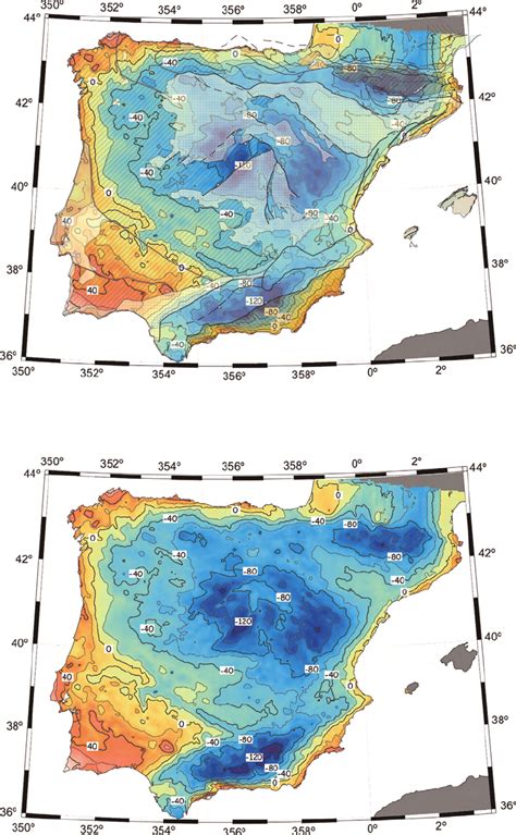 Combined Tectonic And Topographic Map Of The Iberian Peninsula