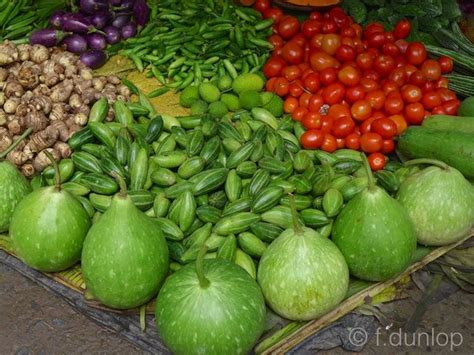 Bengali Vegetables At Gariahat Market Kolkata India World Market