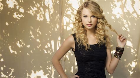Curly Hair Women Singer Blonde Celebrity Taylor Swift Hd Wallpaper