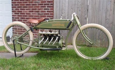 Henderson 4 Cylinder Old School Motorcycles Antique Motorcycles