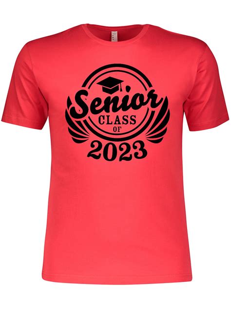 Inktastic Senior Class Of 2023 In Black With Graduation Cap T Shirt