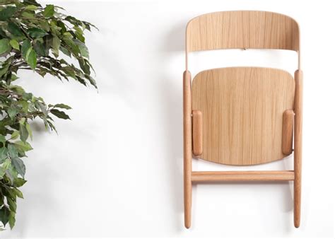 Folding chair in wood designed by konstantin grcic. Narin chair by David Irwin » Retail Design Blog
