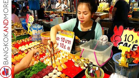 Train Market Ratchada Best Night Market In Bangkok Youtube