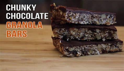 Watch Chunky Chocolate Granola Bars