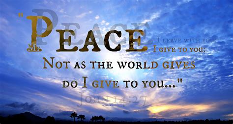 Quotes About Peace Jesus 59 Quotes