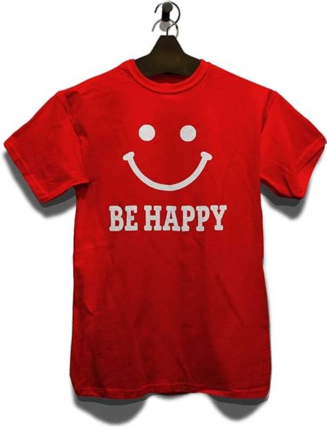 Be Happy T Shirt Maten Amazonnl