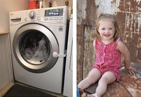 distraught mum shares warning after her daughter gets trapped in washing machine mouths of mums
