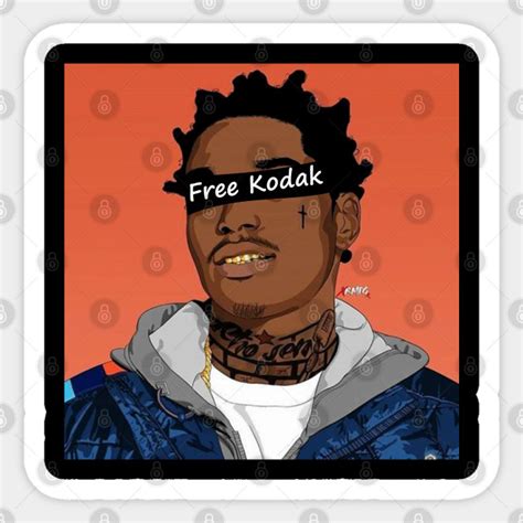 Free Kodak Black Free Kodak Black Sticker Teepublic