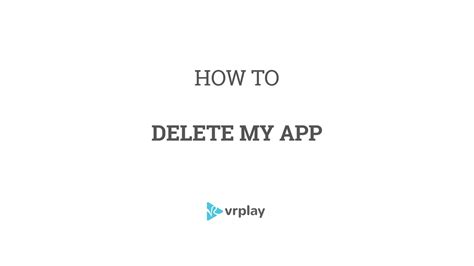 How To Delete My App Youtube