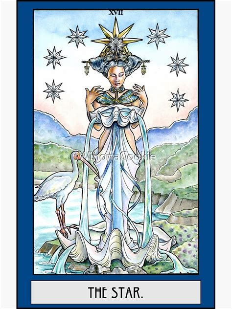 The Star Tarot Card Poster For Sale By Winonacookie Redbubble